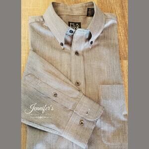 3/$25 Jos. A. Bank Men's Gray Button-Down Long Sleeve Shirt
